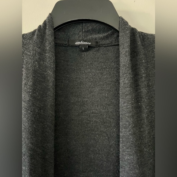 Beautiful Ambiance gray cardigan sweater. - Picture 2 of 7